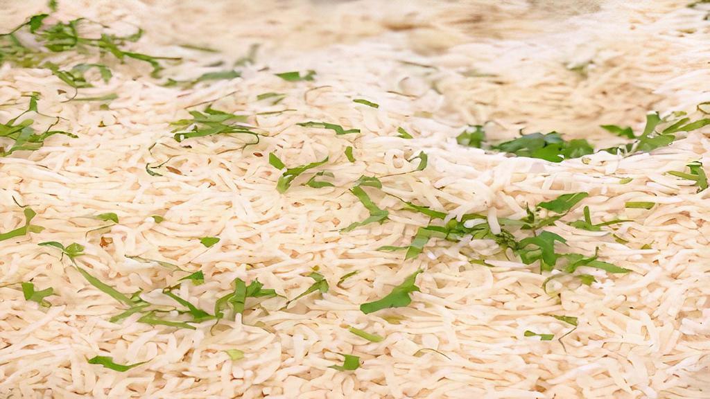 Basmati Steamed Rice · Loved by many. Steamed long grain basmati rice.