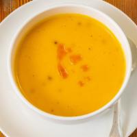Butternut Squash Soup · Vegan, gluten-free, dairy-free seasonal, organic, and local whenever possible.