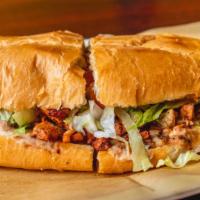 Torta Pollo · Breaded, grilled or roasted chicken with avocado, quesillo, lettuce, tomatoes, onions, and r...