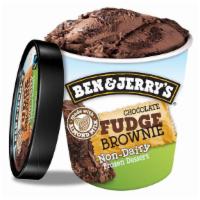 Ben And Jerry’S Non Dairy Chocolate Fudge Brownie · Chocolate Non-Dairy Frozen Dessert with Fudge Brownies. Made with Almond Milk.