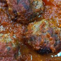 Meatballs Plate · Plate starts at four meatballs. Additional meatballs available for an additional cost