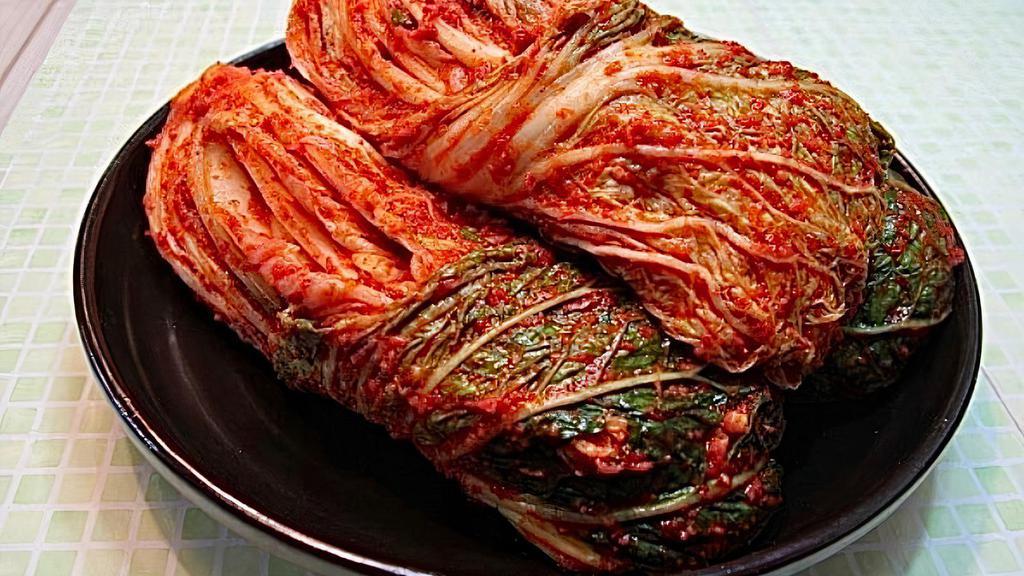 Mamison Kimchi 1G · Kimchi (Uncut)
Cabbage, hot pepper flakes, radish, scallion, onion, ginger, garlic, plum extract, salted shrimp, dashima broth, salt