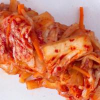 Mamison Kimchi 16Oz · Kimchi (Pre-cut)
Cabbage, hot pepper flakes, radish, scallion, onion, ginger, garlic, plum e...