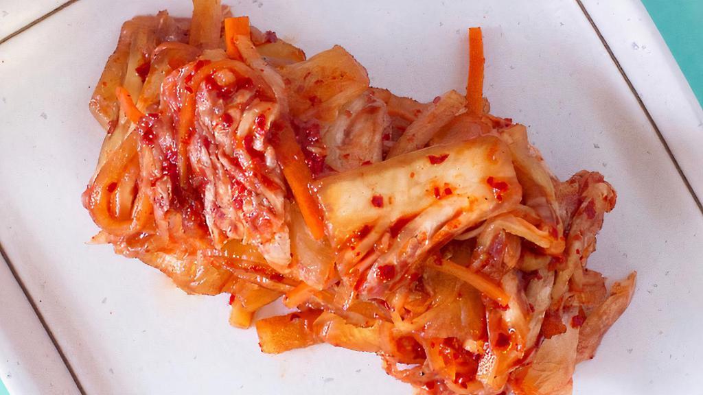 Mamison Kimchi 16Oz · Kimchi (Pre-cut)
Cabbage, hot pepper flakes, radish, scallion, onion, ginger, garlic, plum extract, salted shrimp, dashima broth, salt