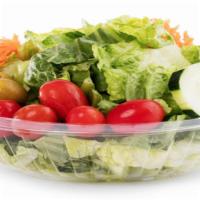 Garden Salad · 32 oz of freshness ! Ingredients: Baby Mixed Greens. Packed Separately: Grape Tomato, Cucumb...