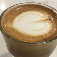 Cortado · Double shot of espresso and 6 ounces of creamy steamed milk