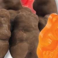1/4 Lb. Bag Milk Chocolate Gummy Bears · Soft gummy bears covered in milk chocolate.