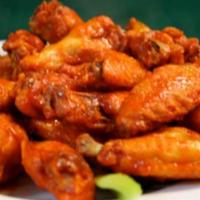 Hot Wings · Spicy. Four pieces.