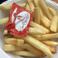 French Fries · Straight cut fries with a side of ketchup.