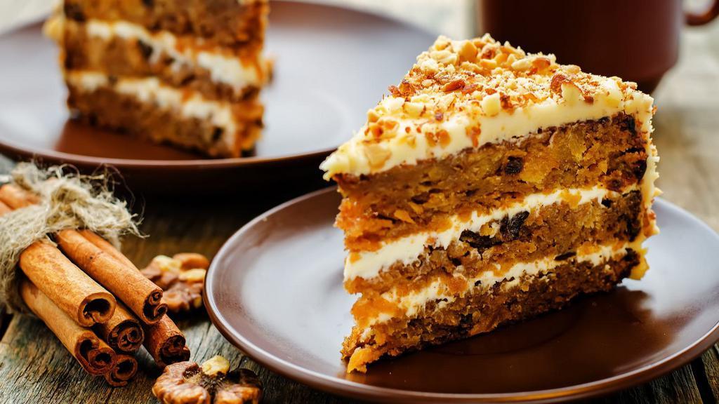 Carrot Cake · NY classic slice of carrot cake.