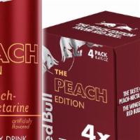 Red Bull Peach Edition · The Red Bull Peach Edition. A fresh white peach and nectarine taste.