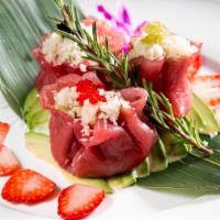 Tuna Dumpling (3 Pcs) · Lobster salad avocado wrapped with tuna