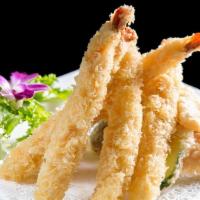 Shrimp & Vegetable Tempura  · Battered and fried.