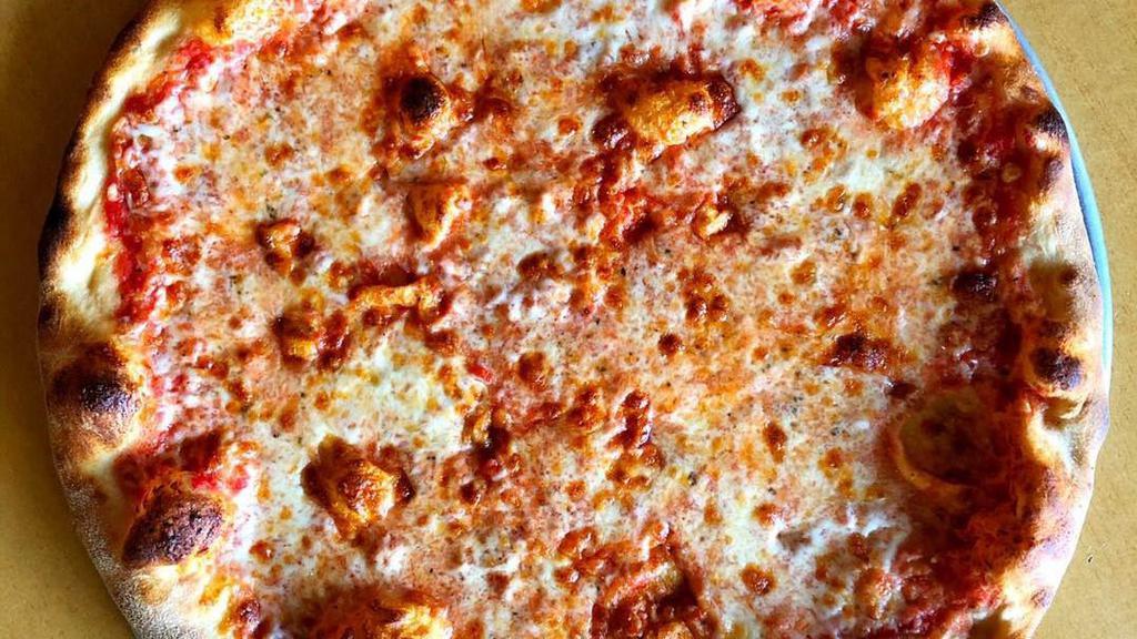 The Original Plain (Twelve Inches) · hand tossed all-natural dough topped with homemade tomato sauce & blended mozzarella.