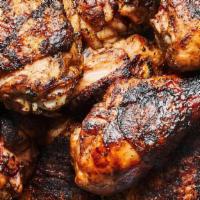 Jerk Chicken · Jerk chicken gets its distinguishable flavor from spices that are native to the island of Ja...