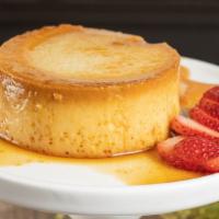 Flan Slice · A delicious custard dessert to top off your meal, flan is a dessert that is loved by everyon...
