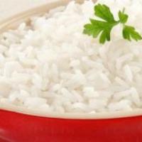 Rice · Seasoned white rice.