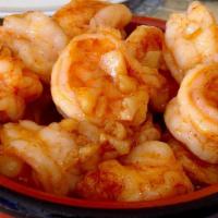 Gambas Ajillo · Traditional Shrimp in garlic sauce