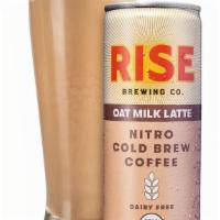 Rise Nitro Brew Coffee -Oat Milk Latte · This nitro latte features nitrogen-infused cold brew coffee enhanced with a dash of deliciou...