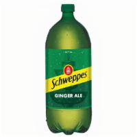 Schweppes Ginger Ale - 2L Bottle · A refreshing carbonated beverage with bold, ginger flavor and
lively bubbles