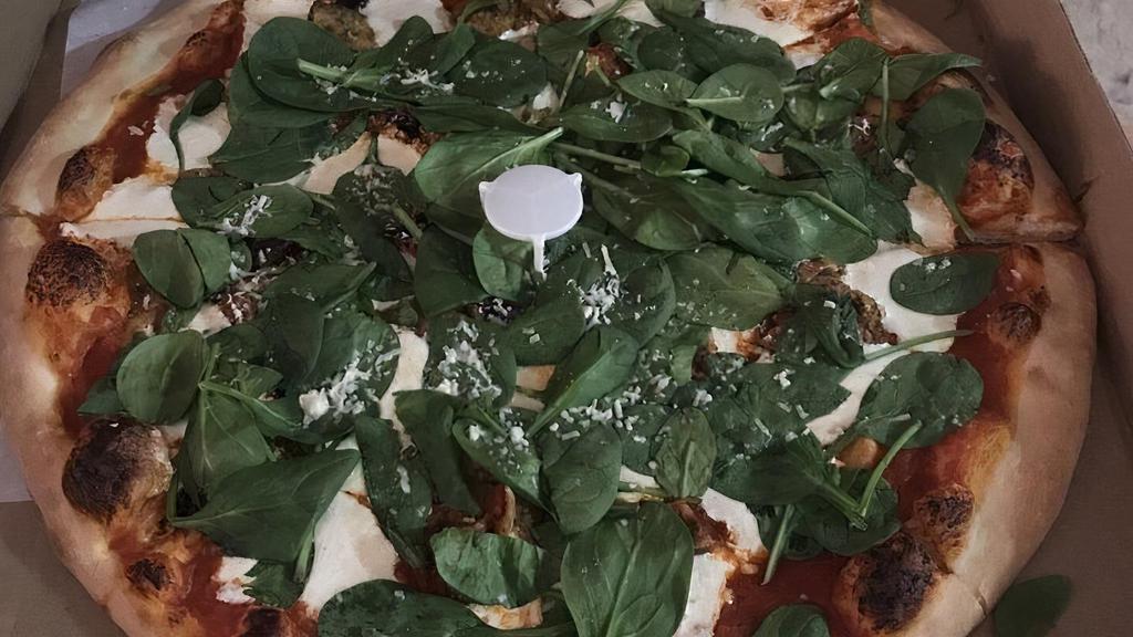 Spinach Pizza (Large 18