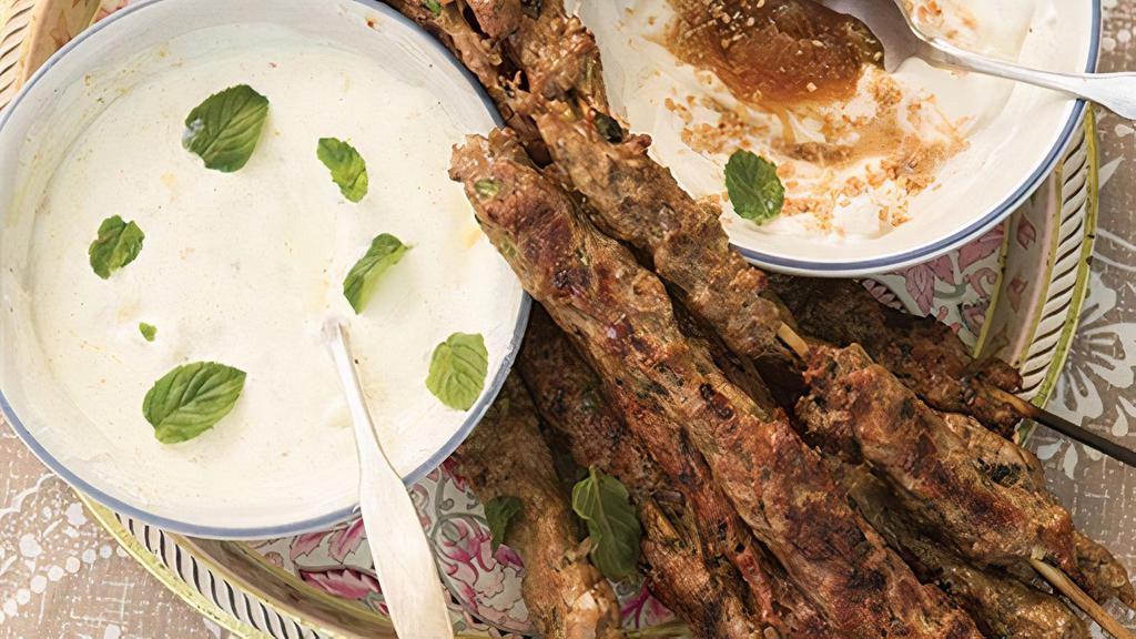 Lamb Stix · Fresh ground leg of lamb mixed with white onion, fresh parsley and basil and our secret spices.