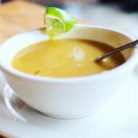 Lentil Soup · Popular. Made fresh daily and served with fresh pita. Served with lemon juice and olive oil ...