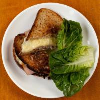 Croque Monsieur · With ham, gruyère, bechamel and toasted country bread.