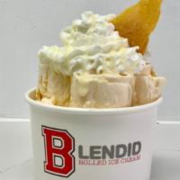 Mango Madness · Mango flavored ice cream with fresh mango chunks, topped with whipped cream, condensed milk,...