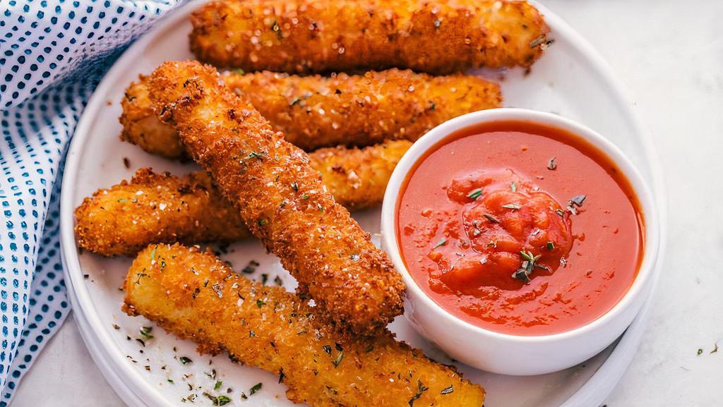 Mozzarella Sticks Combo · Includes french fries and a free can soda. Choose between 5 or 10 Pieces.