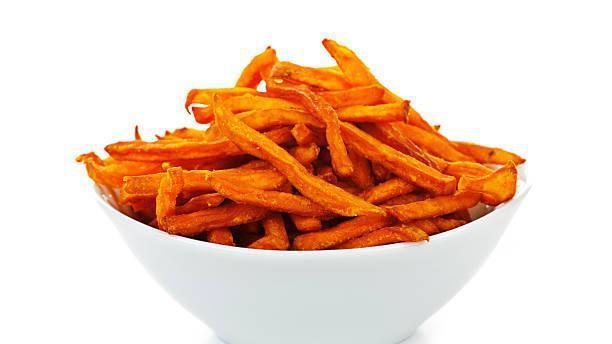 Sweet Potato Fries · Delicious sweet potato french fries deep-fried and seasoned to perfection.