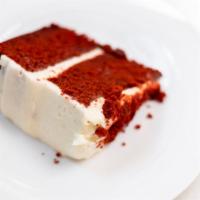 Red Velvet · Grannys Red Velvet Cake
with 
Cream Cheese Frosting & Filling