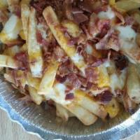 Big John'S Fries · Fries with bacon, mozzarella and cheddar.