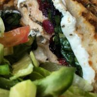 Big John'S Special Panini · Vegetarian. Served on fresh foccacia bread with grilled chicken, fresh mozzarella, roasted p...