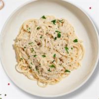 Don'T Be Alfredo The Dark Pasta (Linguine) · Linguini pasta cooked al dente tosses in creamy white sauce topped with grilled chicken and ...