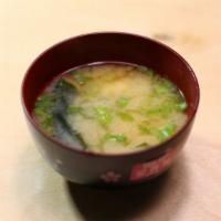 Miso Soup · Homemade miso soup with 