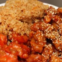 Two Items Combo · Choose any of two entrees comes with stream rice, fried rice or mix vegetables (add any entr...