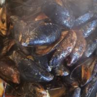 Mussels Marinara · Gluten free.