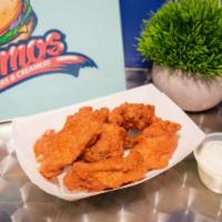 Cosmic Wings · Crispy wings tossed with your choice of buffalo, honey BBQ or sweet chili sauce.