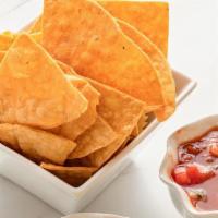 Small Chips And Salsa  · Small bag of chips with a small salsa