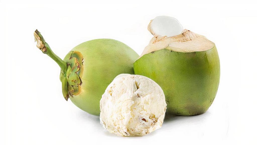 Tender Coconut · Like the name suggests, this ice cream is filled with coconut flavor and yummy, tender pieces of coconut!