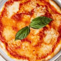 Margherita · Vegetarian. Mozzarella, tomato sauce, basil.
