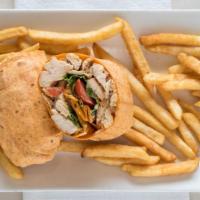 Grilled Chicken Wrap · Mayo, Lettuce, Tomato and Cheese