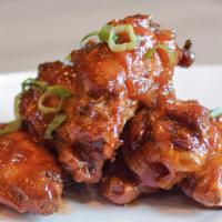 Wings 6Pcs · Served with fries, salad or sautéed veg blue cheese or ranch dressing served on the side. Fl...