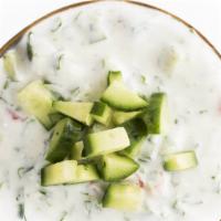 Yogurt Salad · Cucumber, garlic, mint.