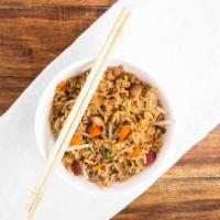 Roast Pork Fried Rice(L) · Mild sweet meat that has been roasted.
