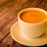 Café Americano · Dark, rich espresso shot with equal parts hot water.