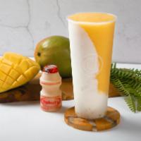 Mango Tornado · A cupful of fresh mangos blended with probiotic yakult and ice. Non-caffeinated.

Sea salt c...