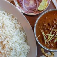 Rajmaa & Basmati Rice (Vegetarian) · Kidney beans cooked with fresh tomatoes and special spices simmered with ginger, garlic, and...