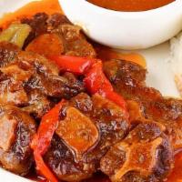 Ox Tail Stew Lunch Special · Served with white rice and beans or moro.
 
*after 3